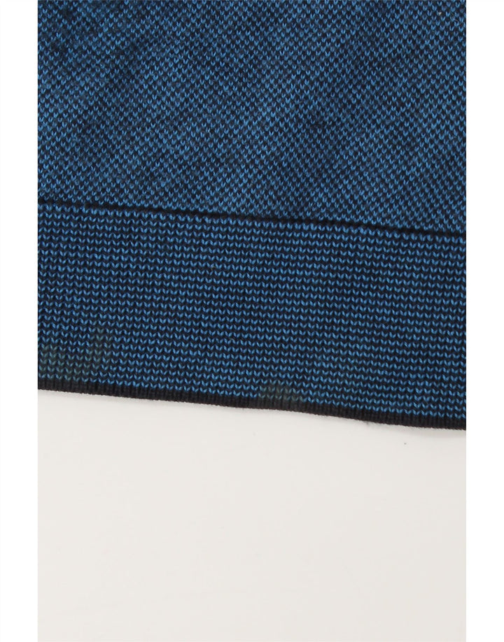 Marks & Spencer herre skræddersyet pasform med rund hals sweater stor blå