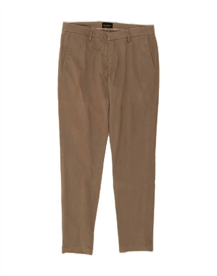 REFRIGIWEAR Mens Slim Chino Trousers IT 48 Medium W32 L30 Grey Cotton Vintage Refrigiwear and Second-Hand Refrigiwear from Messina Hembry 