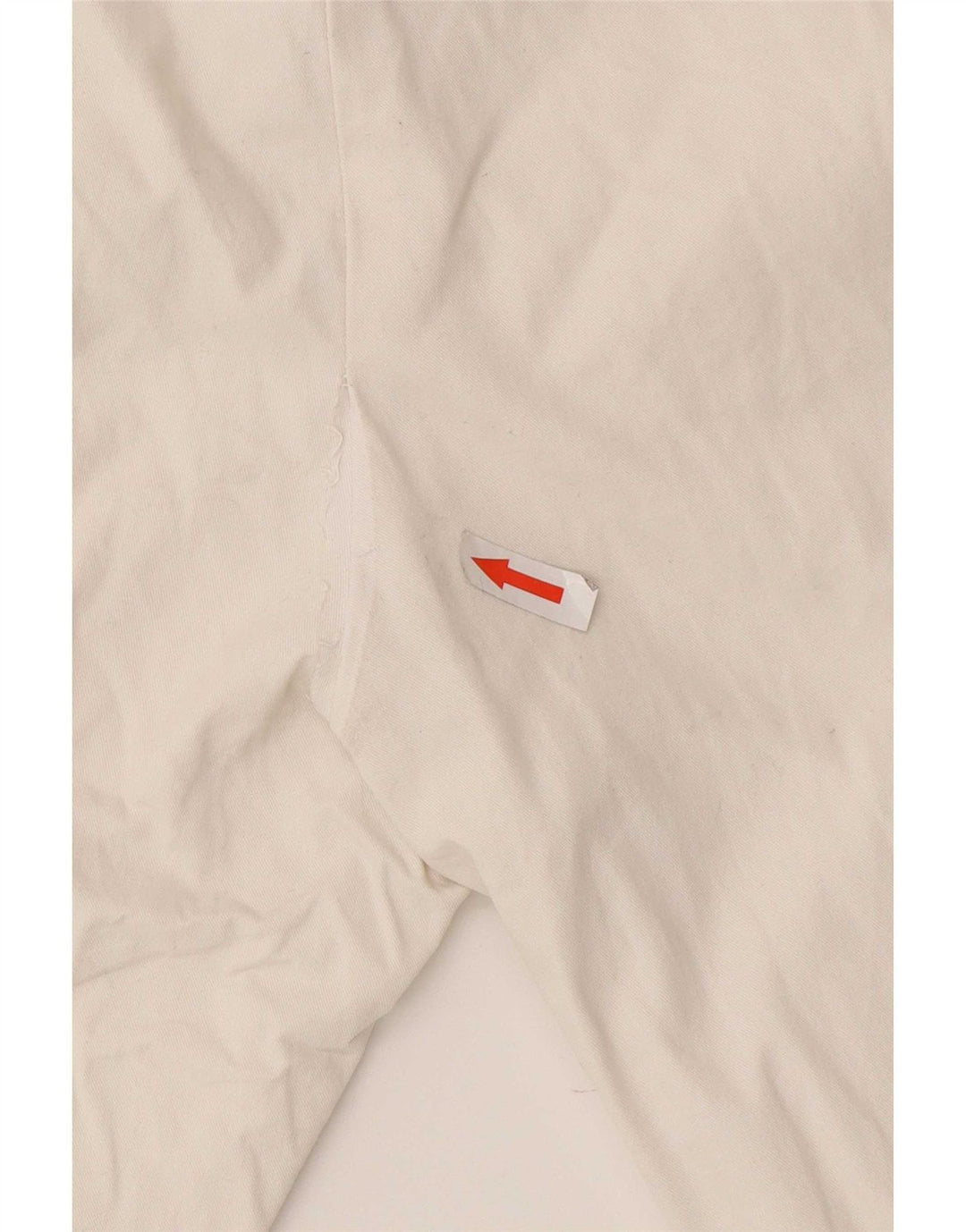 Zara Dame Slim Chino Bukser Medium W32 L30 Hvid Bomuld
