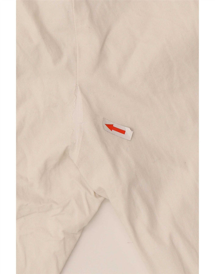Zara Dame Slim Chino Bukser Medium W32 L30 Hvid Bomuld