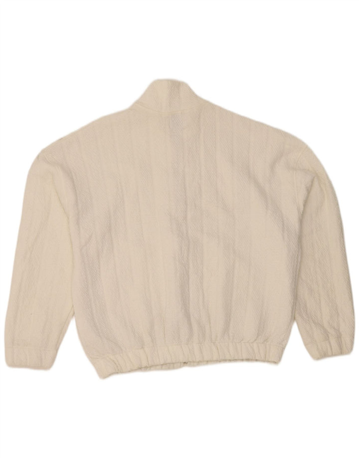 Zara Oversized bomberjakke til kvinder DK 6 XS Hvid polyester