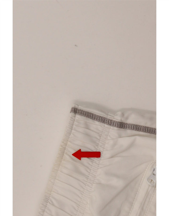 Nike Herre grafiske sportsshorts store hvide polyester