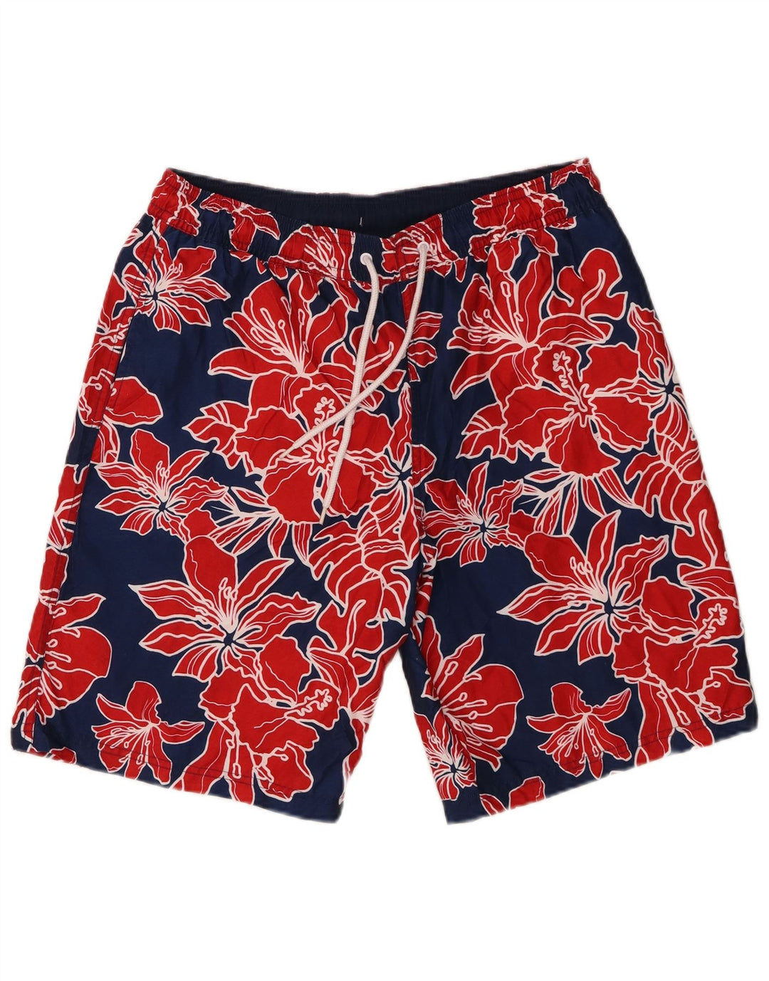 Marks & Spencer Badeshorts til mænd Medium marineblå blomsterpolyester
