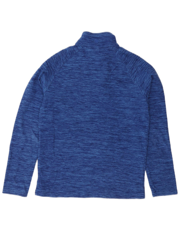 Mountain Warehouse Herre lynlås-hals Fleece Jumper XS Navy Blue Flecked