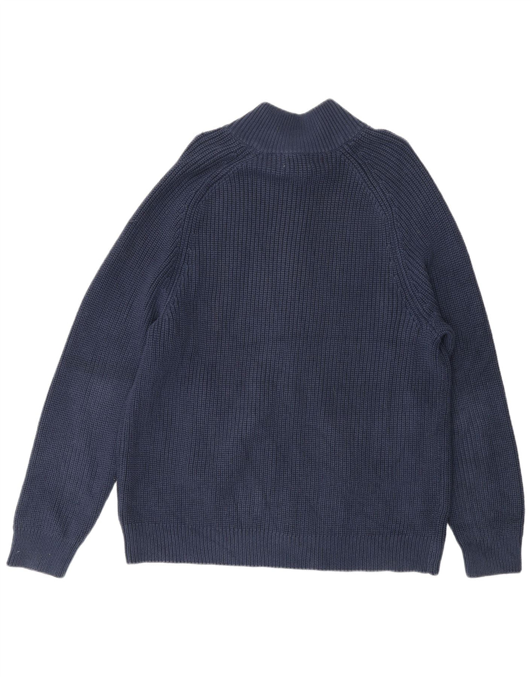 L.L.BEAN Herre cardigan sweater Stor marineblå bomuld