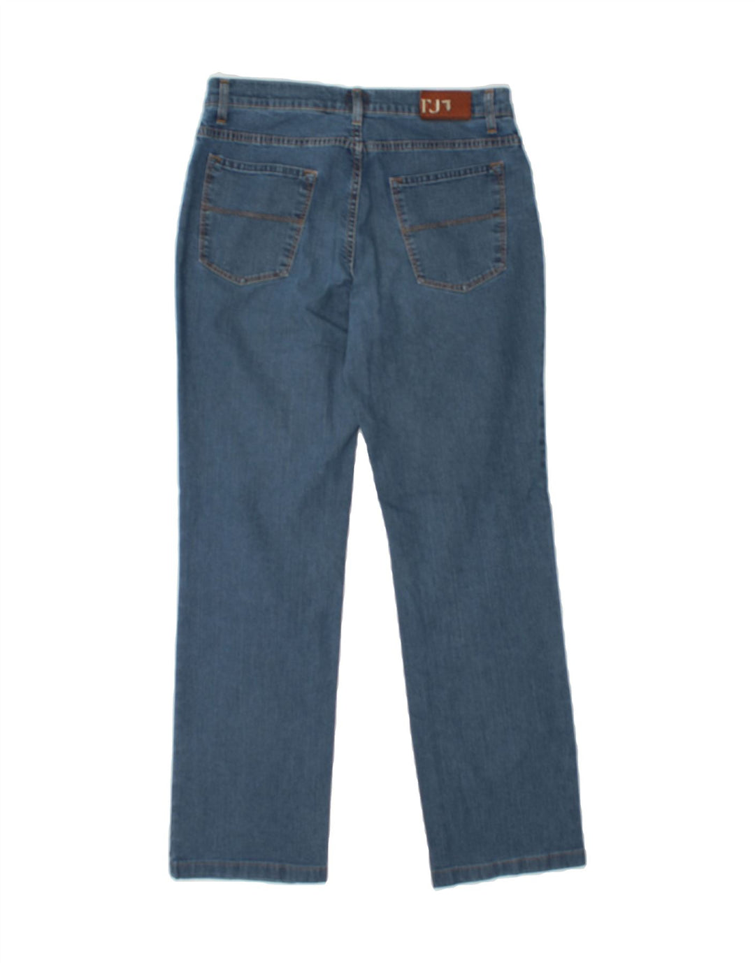 TRUSSARDI Womens Straight Jeans W30 L29 Blue Cotton Vintage Trussardi and Second-Hand Trussardi from Messina Hembry 