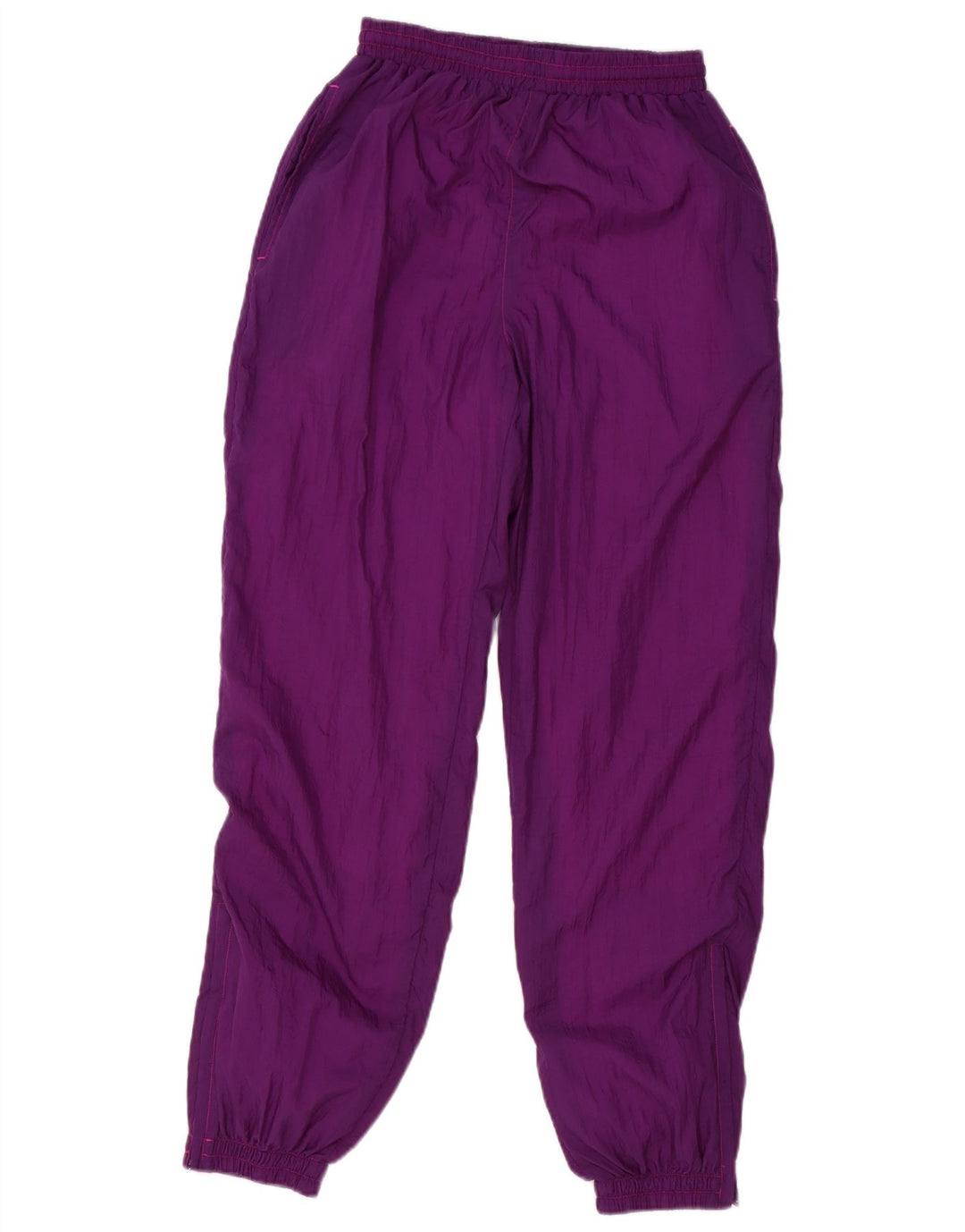 Vintage hel træningsdragt til kvinder UK 12 Medium Lilla Colourblock Polyamid
