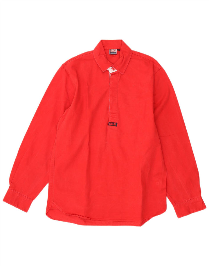 SLAM Herre Pullover Shirt Lille rød bomuld
