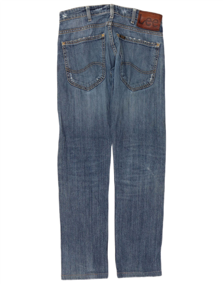 Lee Mens Powell Slim Jeans W29 L30 Blå Bomuld