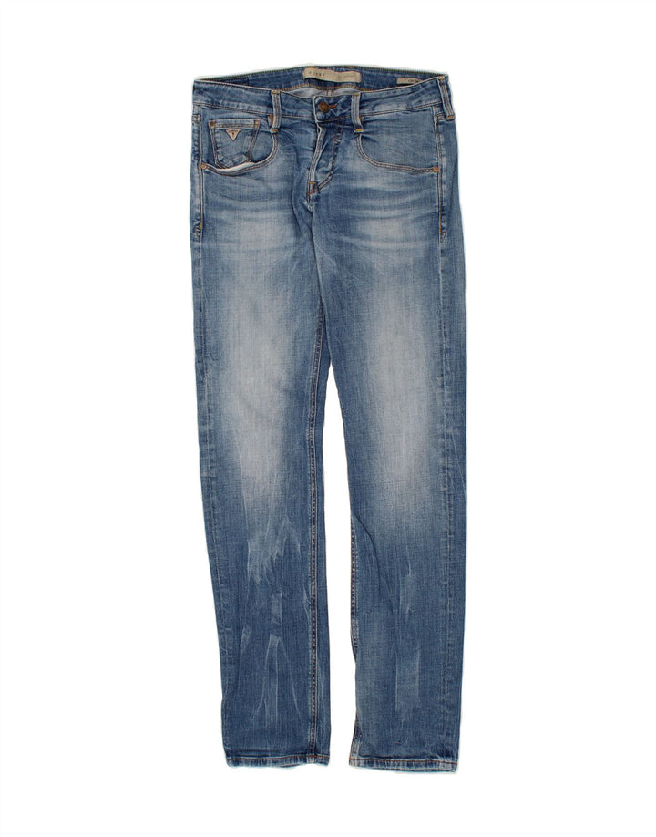 GUESS Womens Slim Jeans W30 L33  Blue Vintage Guess and Second-Hand Guess from Messina Hembry 