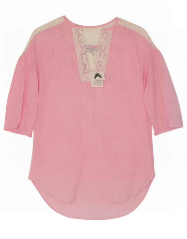 Christophe Sauvat Dame 3/4-ærmet tunikakjole UK 6 XS Pink Floral