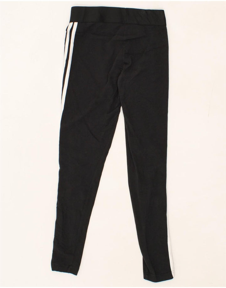 ADIDAS Womens Leggings UK 10 Small  Black Cotton Vintage Adidas and Second-Hand Adidas from Messina Hembry 