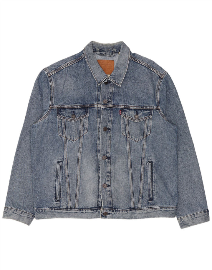 Levi's Herre denimjakke UK 42 XL Blå Bomuld