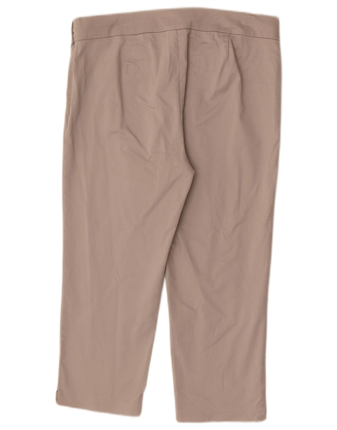 Marks & Spencer Dame Capri Bukser W30 L20 Beige Bomuld