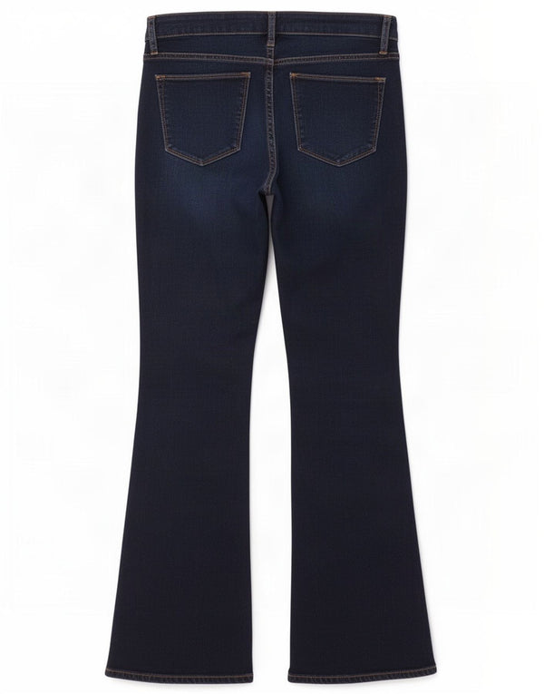 Gap Womens Curvy Bootcut Jeans W28 L31 Navy Blue Cotton