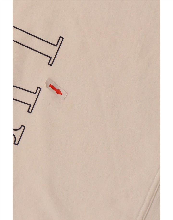 Gap Womens Grafisk Oversized Sweatshirt Jumper UK 10 Small White