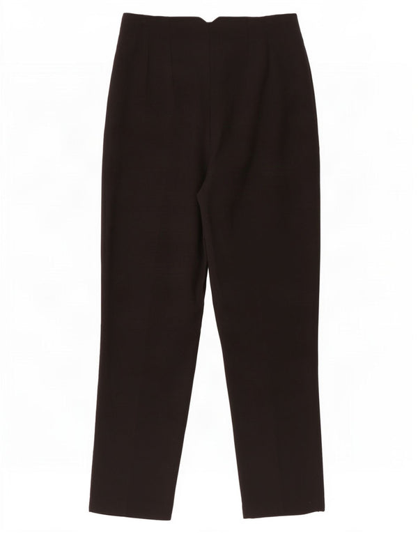 Zara Dame tilspidsede Casual Bukser Medium W28 L27 Sort Polyester
