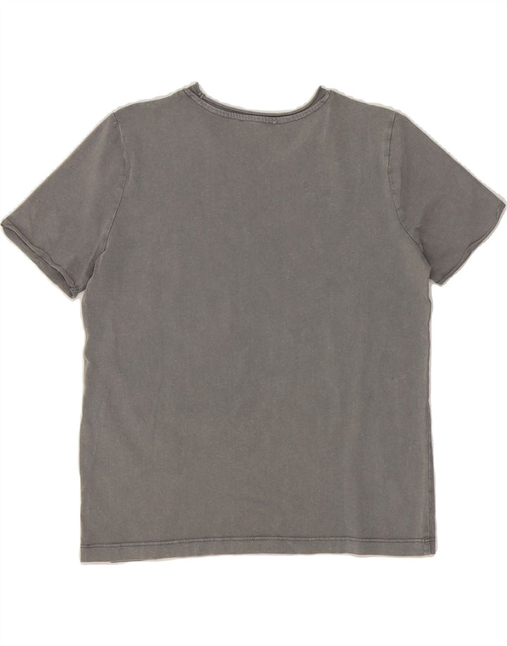 ZARA Womens Oversized T-Shirt Top UK 10 Small Grey Vintage Zara and Second-Hand Zara from Messina Hembry 