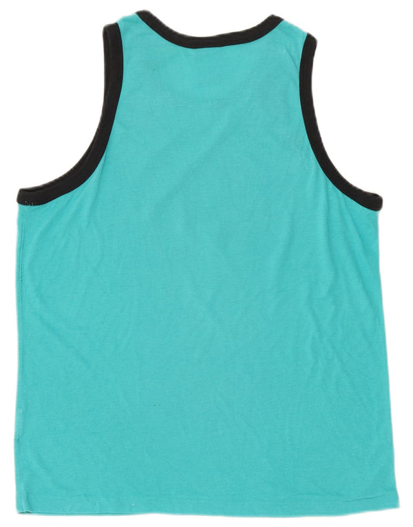 Nike Dame Grafisk Vest Top UK 14 Medium Blue