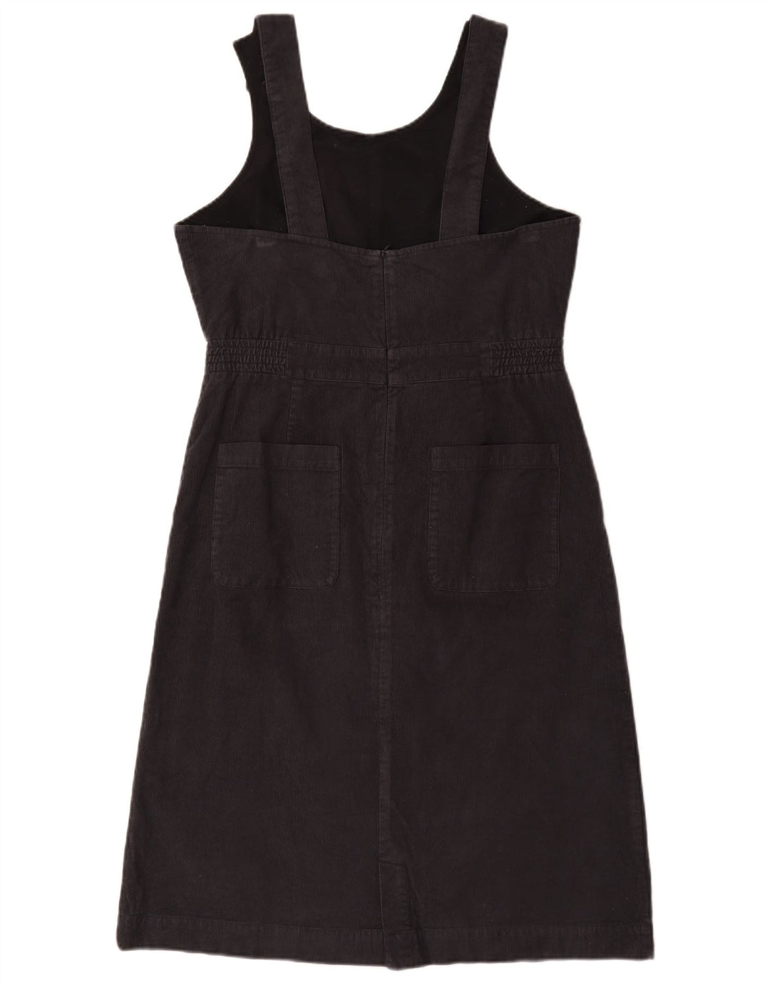 Seasalt Cornwall Dame Pinafore Dress UK 12 Medium Sort Bomuld