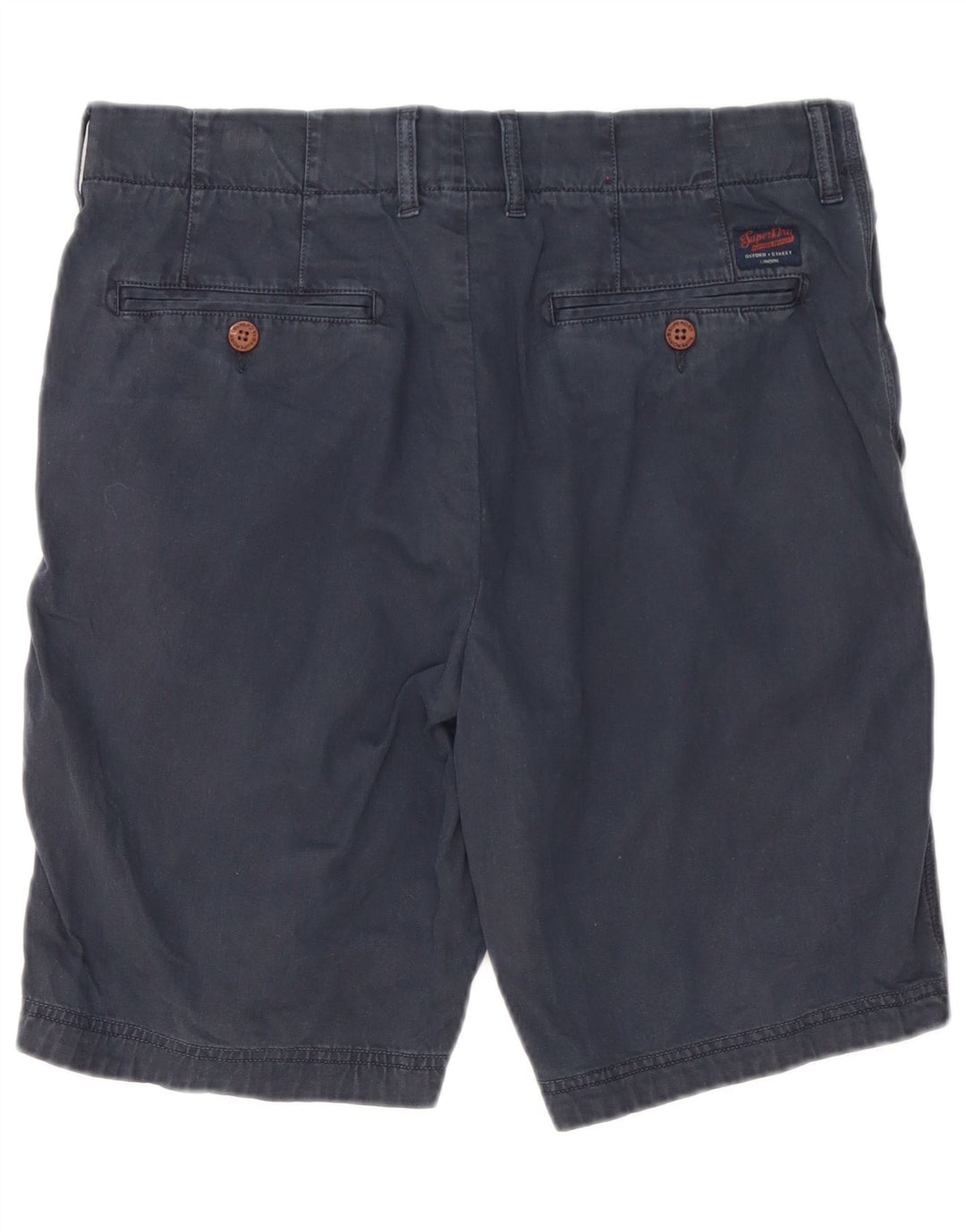 Superdry Chino-shorts til mænd W32 Medium marineblå bomuld