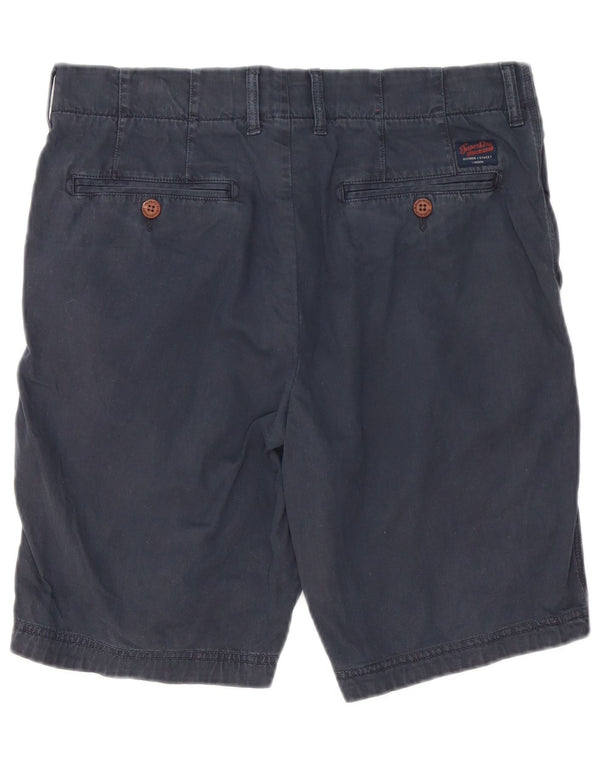 Superdry Chino-shorts til mænd W32 Medium marineblå bomuld