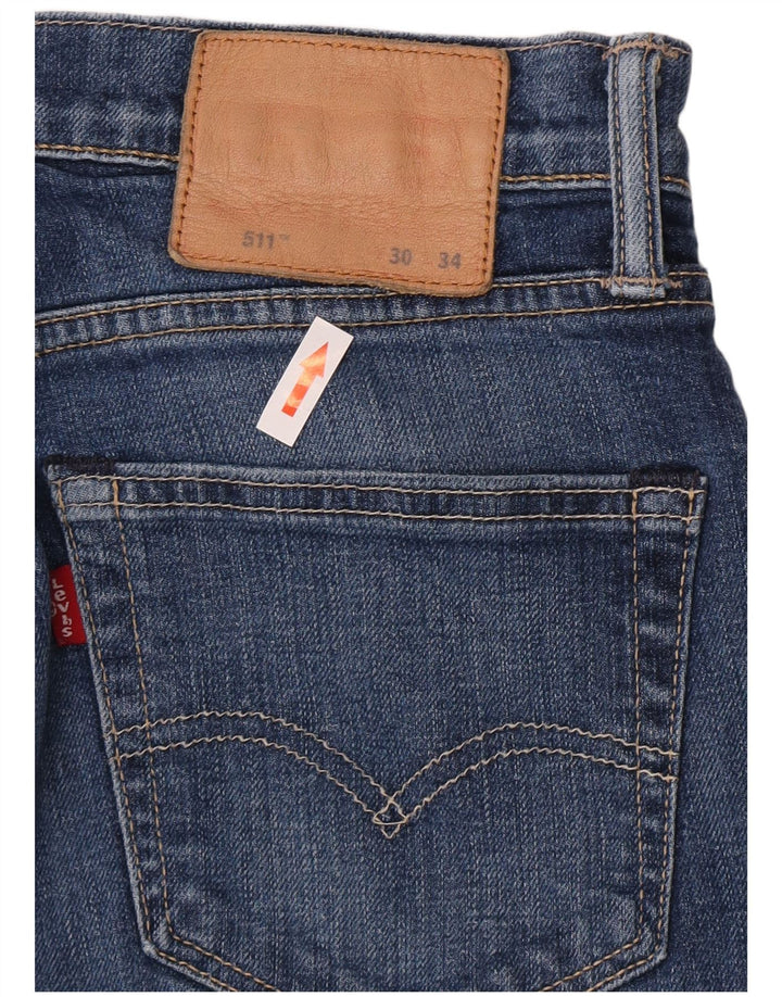 Levi's Dame 511 Slim Jeans W30 L32 Blå Bomuld