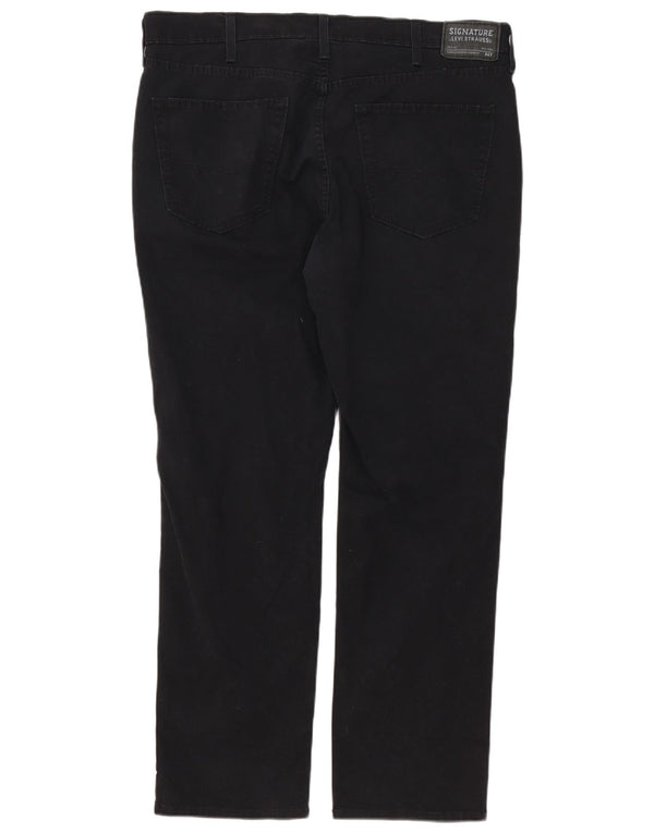 Levi's Herre Signature Chino Bukser W38 L32 Sort Bomuld