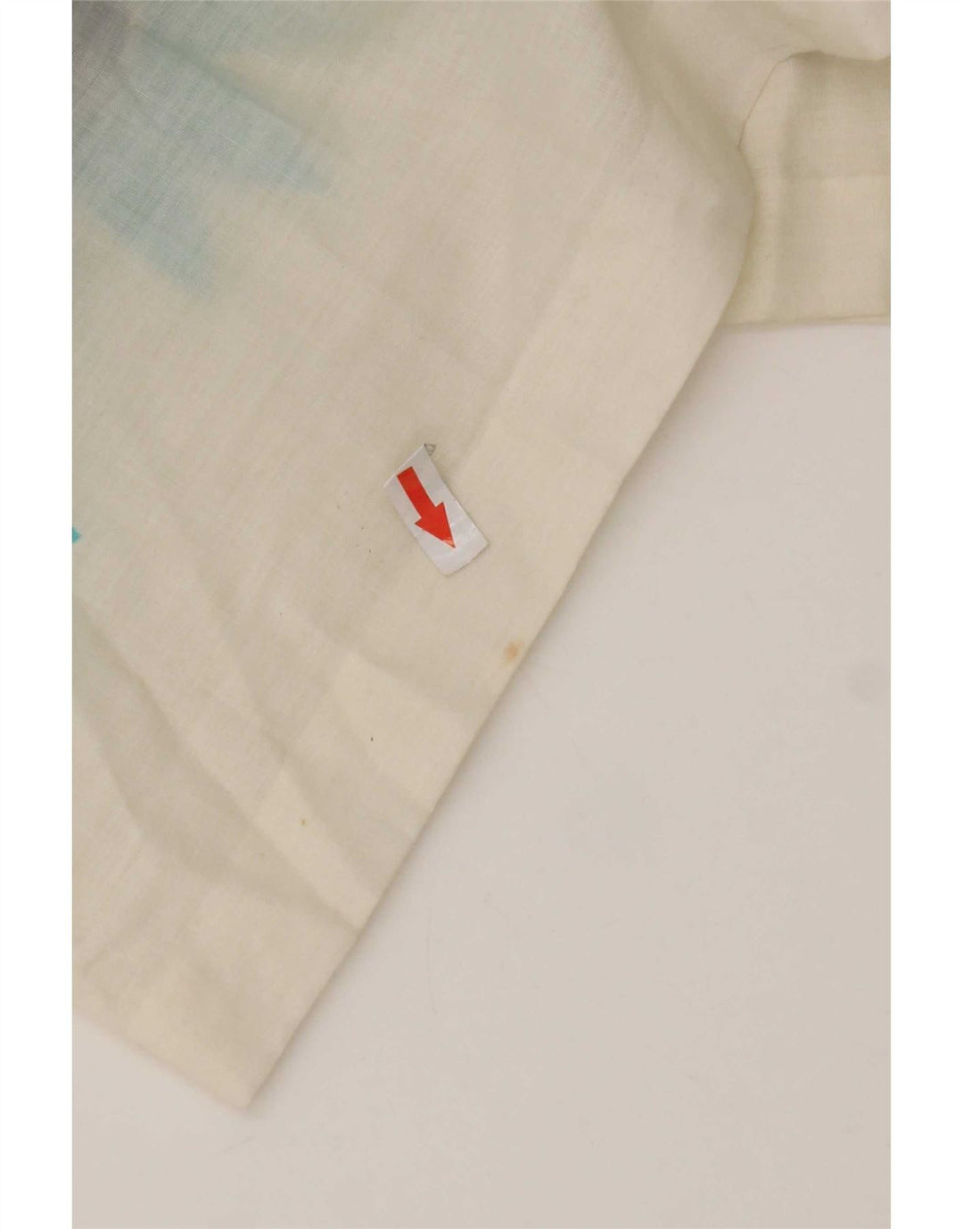 Vintage Dame Maxi Pullover skjortekjole UK 10 Small White Floral