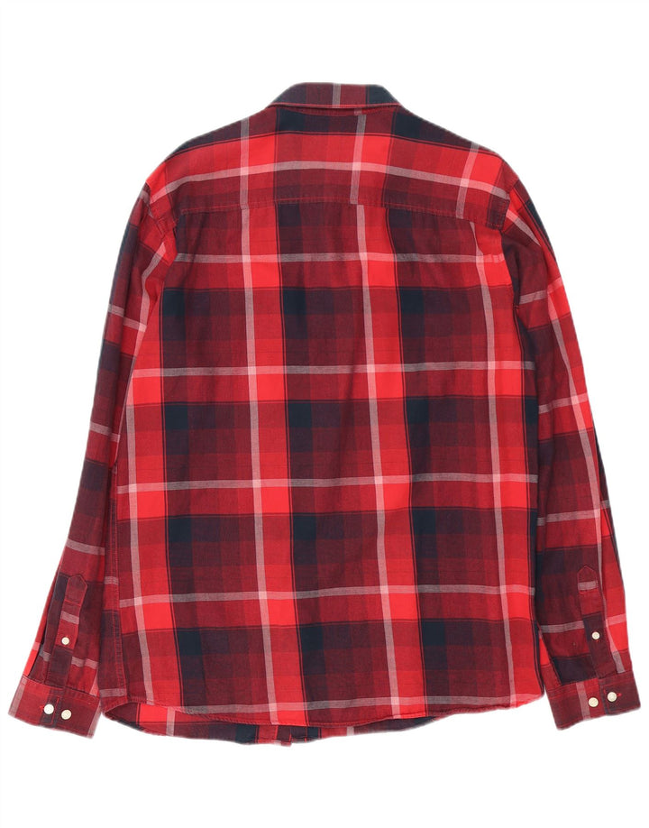 Jack & Jones Herre Core Flannel Shirt XL Rød Plaid Bomuld