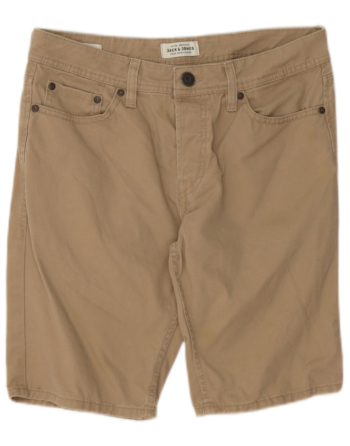Jack & Jones Herre Casual Shorts Små W29 Beige Bomuld