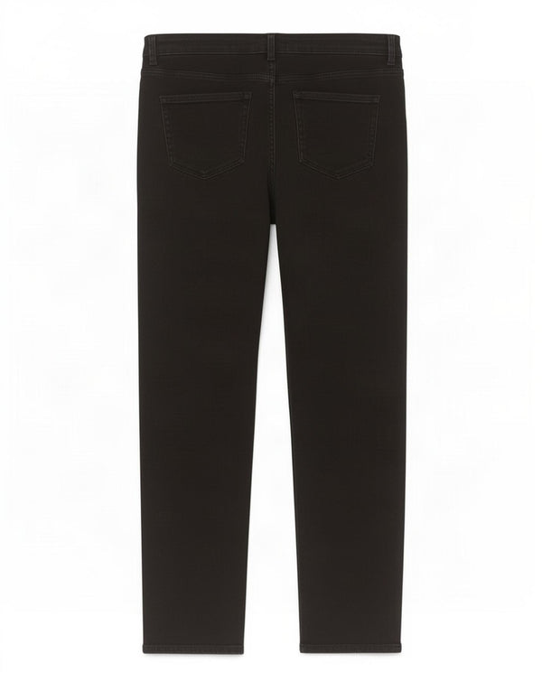 Marks & Spencer lige damejeans UK 18 XL W38 L30 sort bomuld