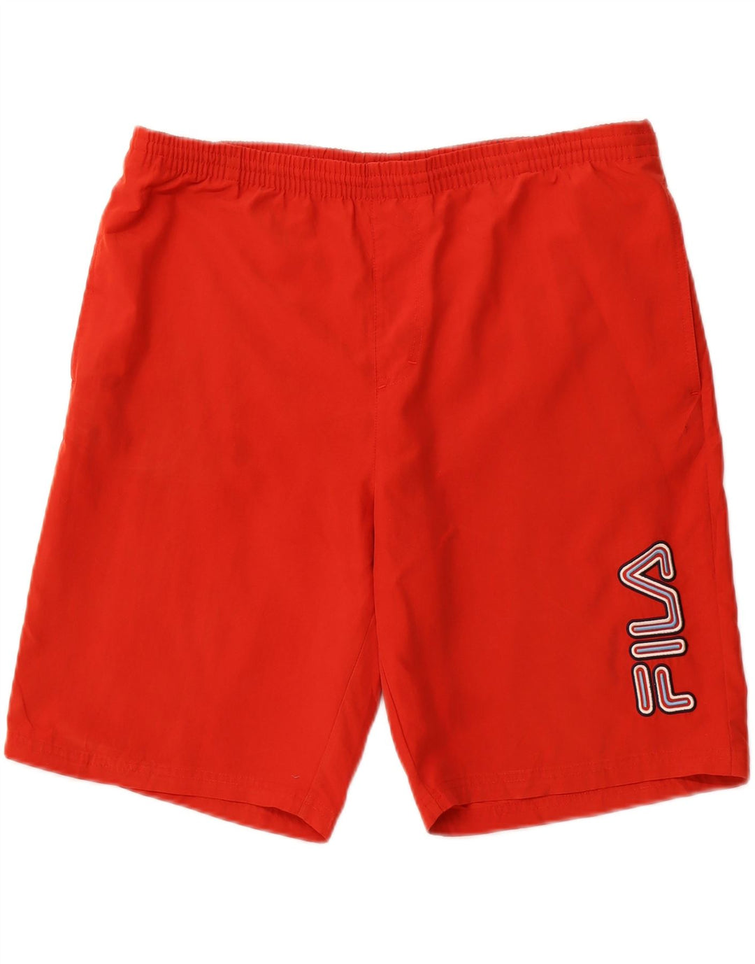 FILA Mens Graphic Sport Shorts Medium  Red Polyester