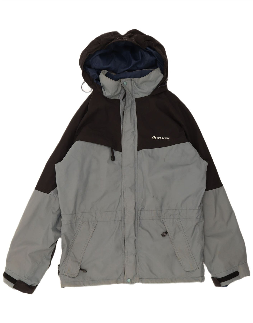 Sprayway Regnjakke med hætte til mænd UK 38 Medium Grey Colourblock Polyamid