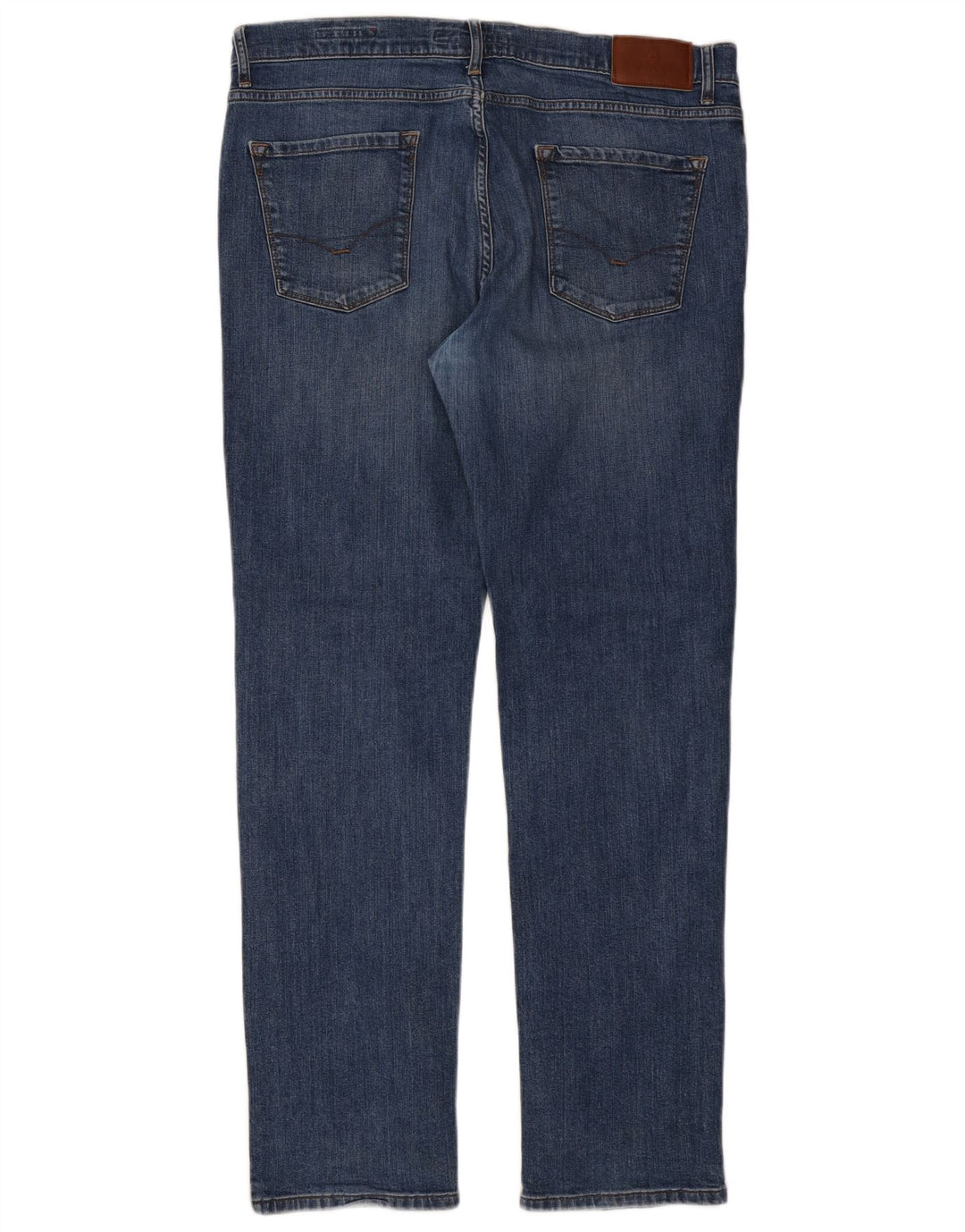 Casucci Straight Jeans til mænd W40 L32 Blå Bomuld