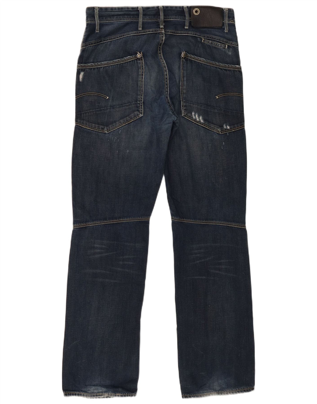 G-Star Straight Jeans til mænd W31 L32 Marineblå bomuld
