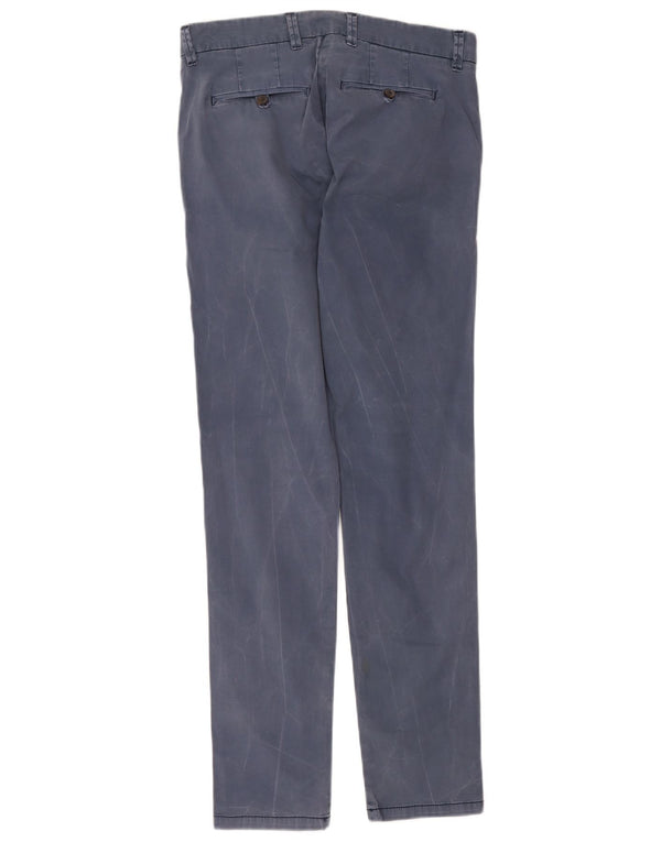 Smog Herre Slim Chino Bukser W30 L31 Marineblå Bomuld