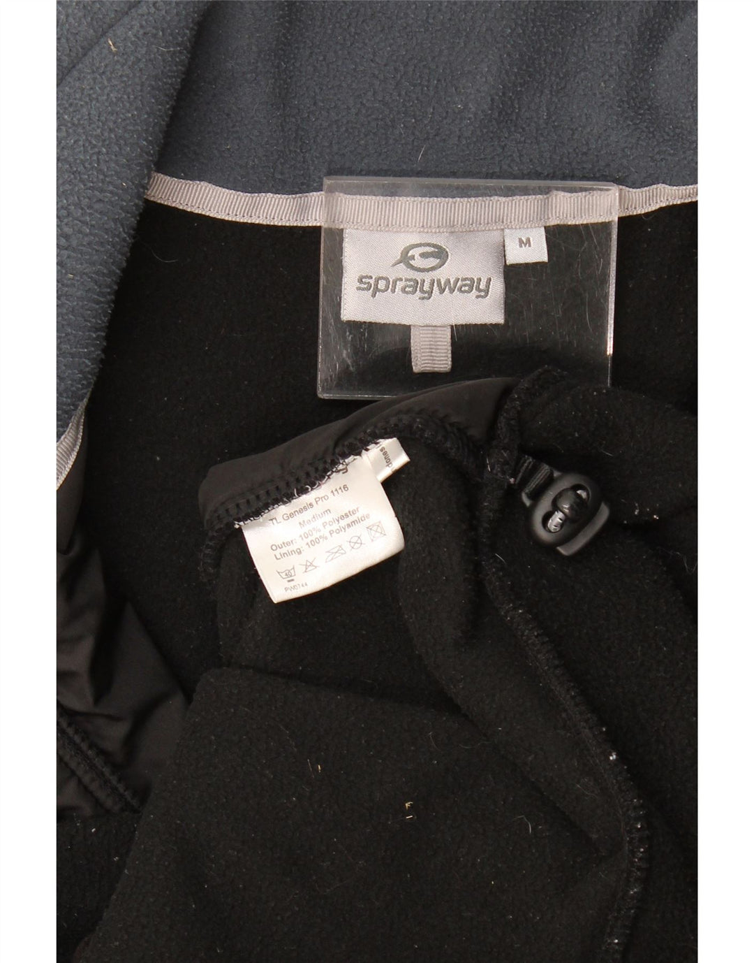 Sprayway Herre Fleecejakke UK 38 Medium Sort Colourblock Polyester