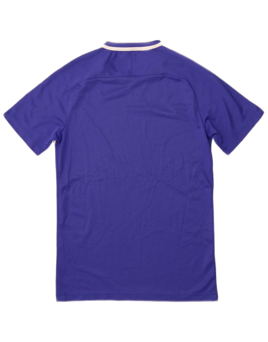 NIKE Herre Dri Fit T-Shirt Top Lille Blå Colourblock