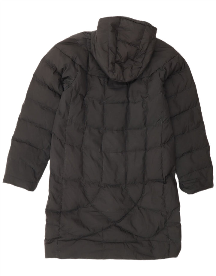Timberland Polstret frakke med hætte til kvinder UK 14 Medium Sort Polyester