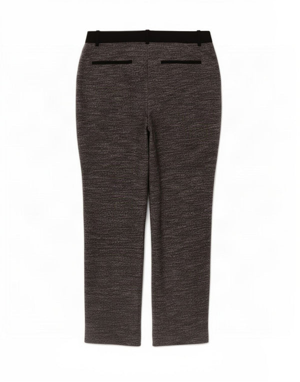 Zara Womens Pegged Cropped Trousers Small W26 L23 Grå Flecked