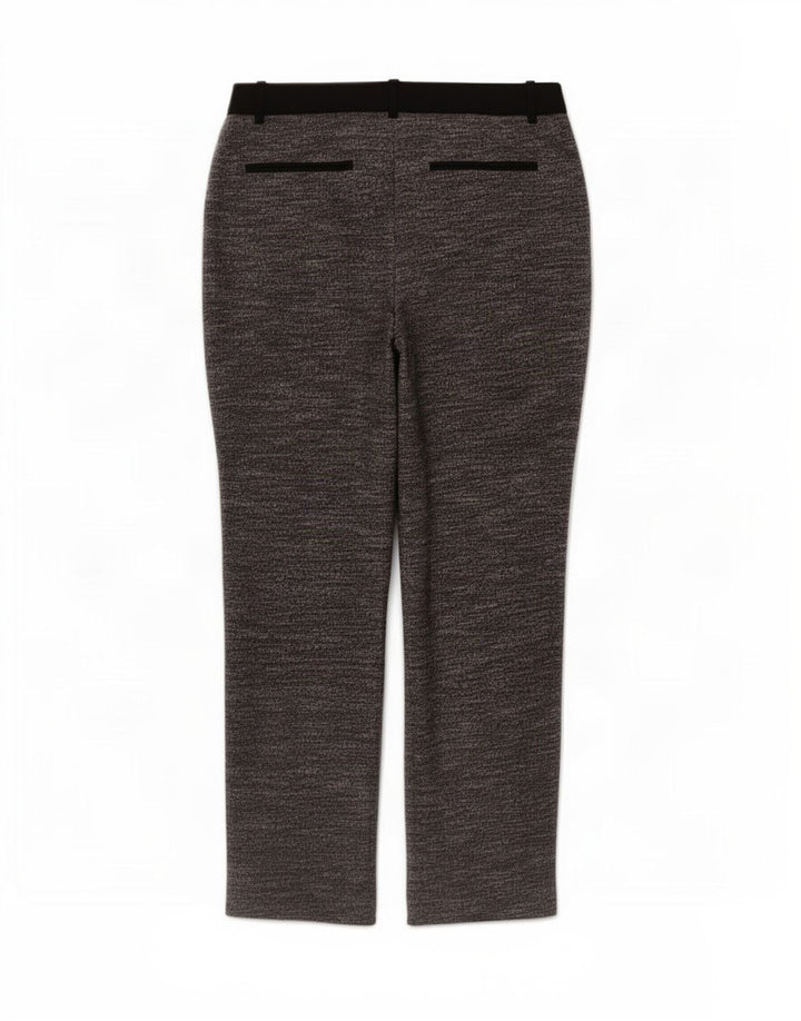 Zara Womens Pegged Cropped Trousers Small W26 L23 Grå Flecked