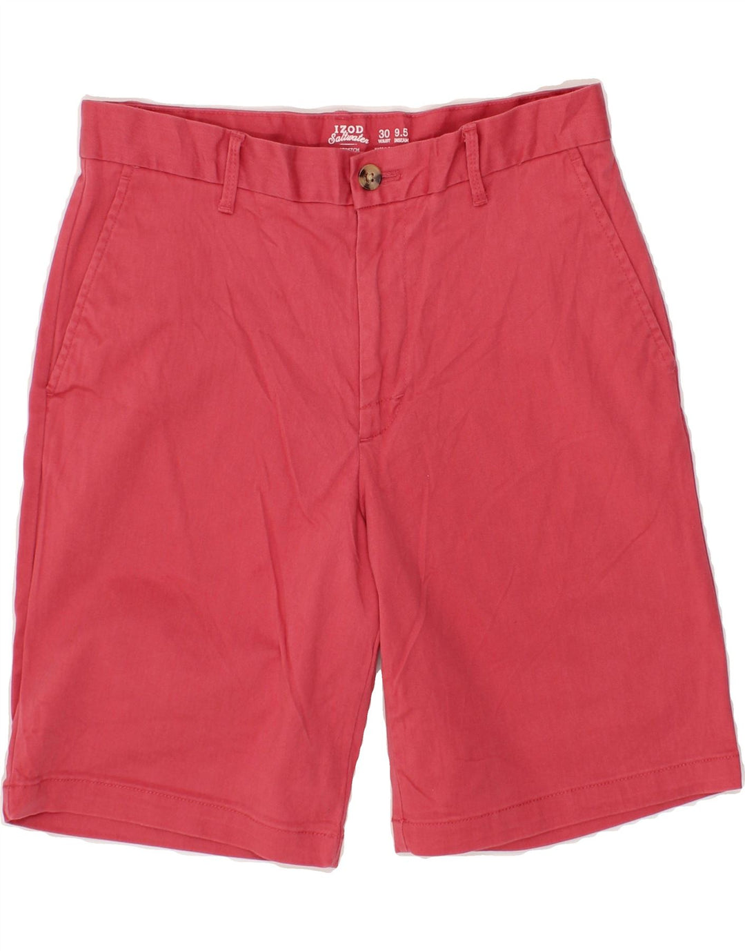 IZOD Mens Chino Shorts W30 Medium Pink Cotton Vintage Izod and Second-Hand Izod from Messina Hembry 