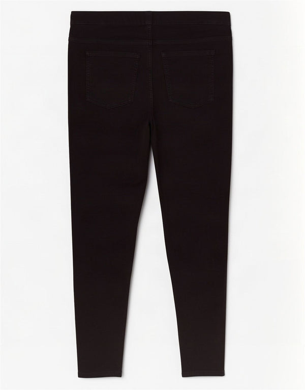 Marks & Spencer Kvinder Højtalje Jegging Jeans UK 18 XL W36 L26 Sort