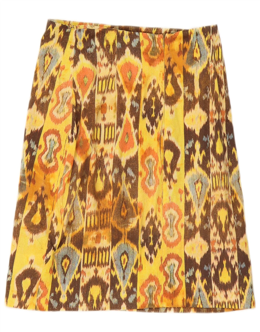 Max & Co. Dame A-Line nederdel W26 Lille Gul Ikat