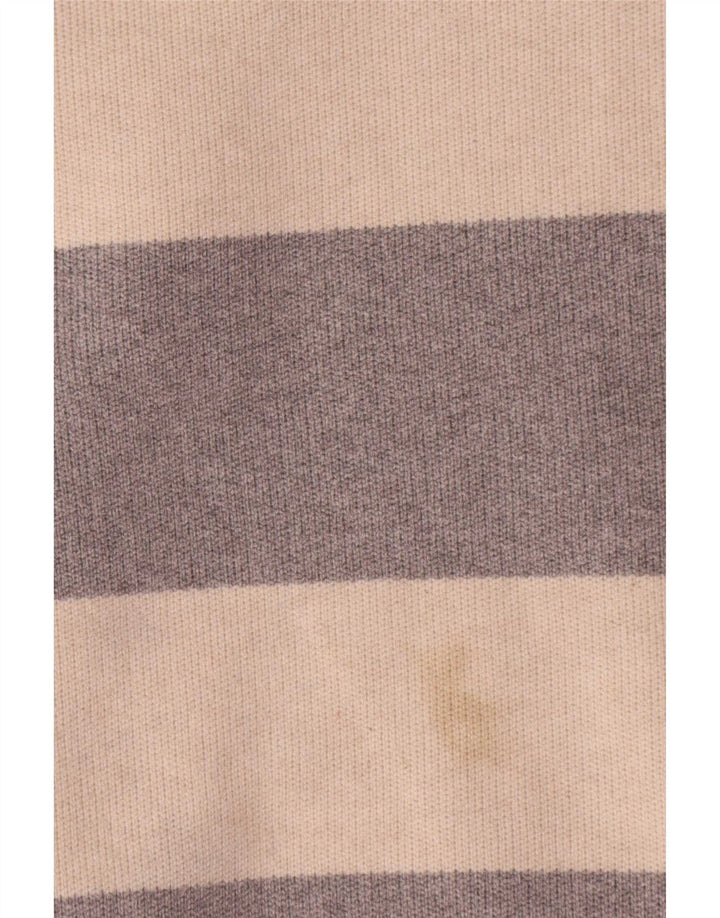 Marks & Spencer Dame sweater med rund hals DK 14 Medium Beige Stribet