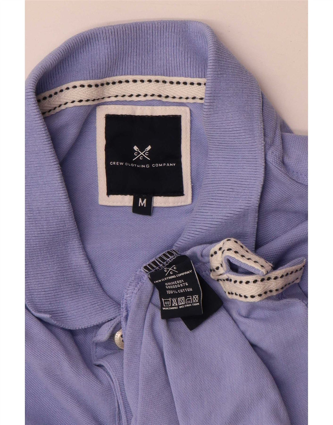 Besætningstøj Herre poloshirt Medium lilla bomuld