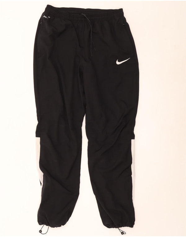Nike Herre Dri Fit træningsdragt Bukser Joggers Large Black Colourblock