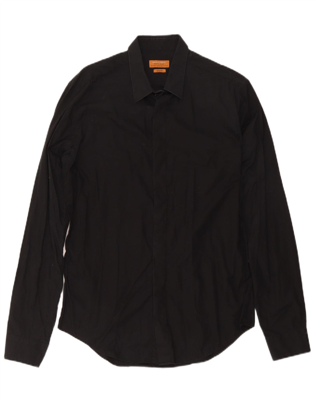 Zara Herre Slim Fit skjorte Medium Sort