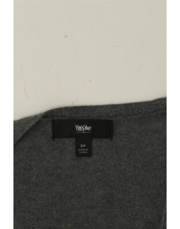 MOSSIMO Womens Cardigan Sweater UK 10 Small Grey Nylon Vintage Mossimo and Second-Hand Mossimo from Messina Hembry 